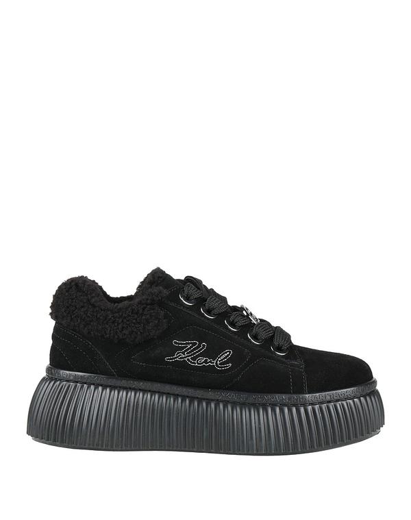 長い巻き毛 ラガーフェルド レディース シューズ スニーカー KARLAGERFELD Black 黒いこと