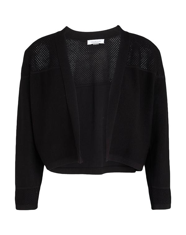 カルバンクライン レディース アウター ジレー CALVIN KLEIN Black 黒いこと