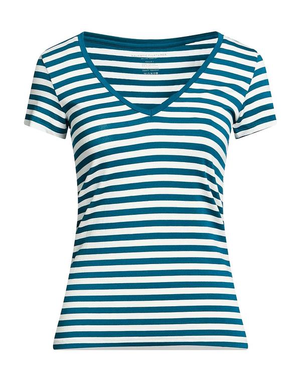 マジェスティック レディース トップス ティーシャツ MAJESTIC FILATURES Deep Teal ティール
