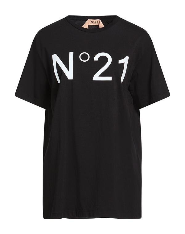 ヌメロ ヴェントゥーノ レディース トップス ティーシャツ N ° 21 Black 黒いこと