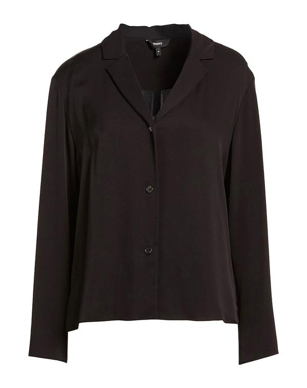 行動論理 レディース トップス プルオーバー THEORY \u0026 Black 黒いこと