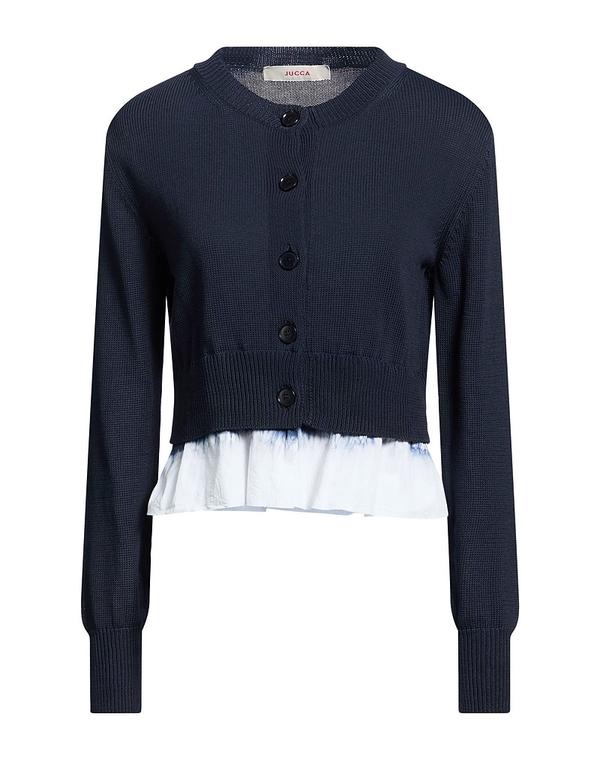 ユッカ レディース アウター ジレー JUCCA Navy 米国海軍