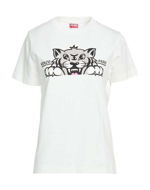 ケンゾー レディース トップス ティーシャツ KENZO White 白いこと