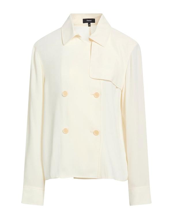 行動論理 レディース トップス プルオーバー THEORY \u0026 Off White 象牙色