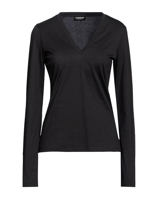 ドンダップ レディース トップス ティーシャツ DONDUP Black 黒いこと