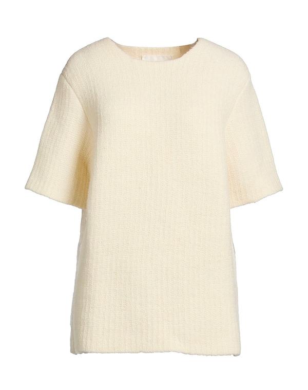 ジル・サンダー レディース トップス プルオーバー ティーシャツ JIL SANDER Off White 象牙色