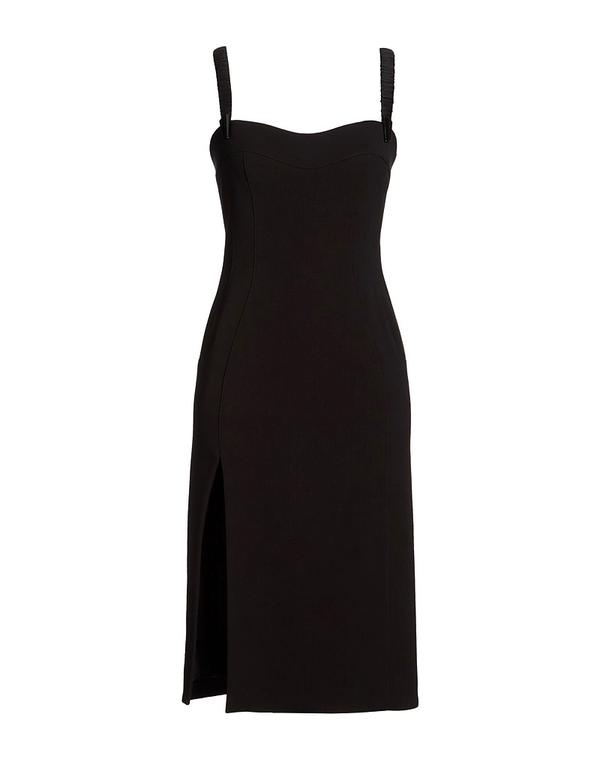 マグラー レディース トップス 衣裳 熱電子管御召しもの MUGLER Black 黒いこと