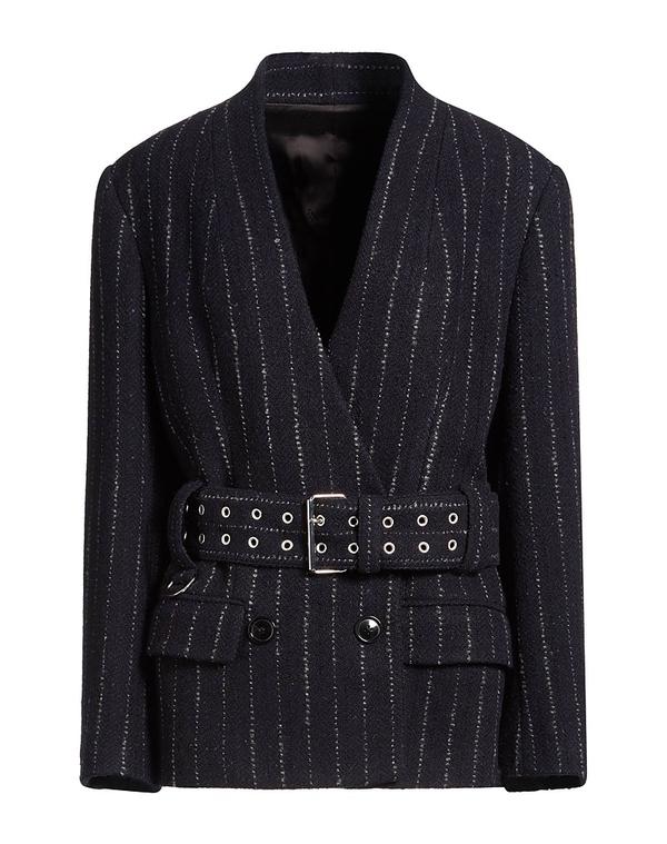 イザ呼びりん マラン レディース アウター 厚地の外套 ISABEL MARANT Midnight Blue 青色