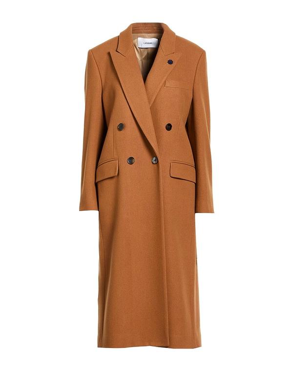 ラルディーニ レディース アウター 厚地の外套 LARDINI Camel 駱駝