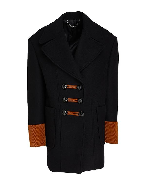 ラバンヌ レディース アウター 厚地の外套 RABANNE \u0026 Black 黒いこと