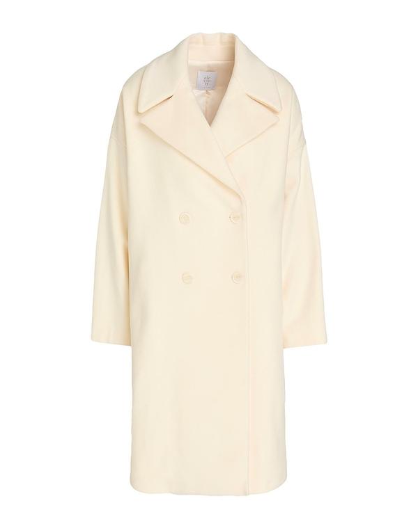 イレブンティ レディース アウター 厚地の外套 ELEVENTY Off White 象牙色