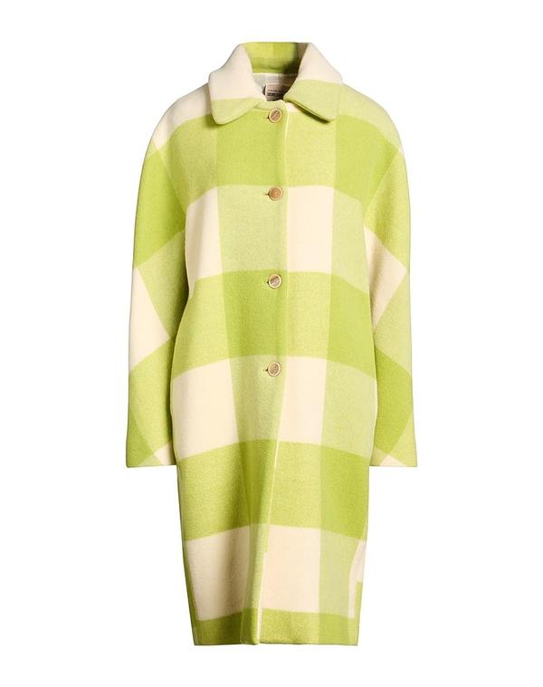 セミクチュール レディース アウター 厚地の外套 SEMICOUTURE Light Green 緑であること