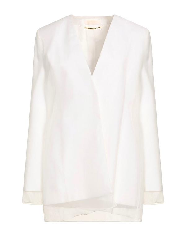 マックスマーラ レディース アウター 上衣・上衣 テーラードジャケット MAX MARA White 白いこと