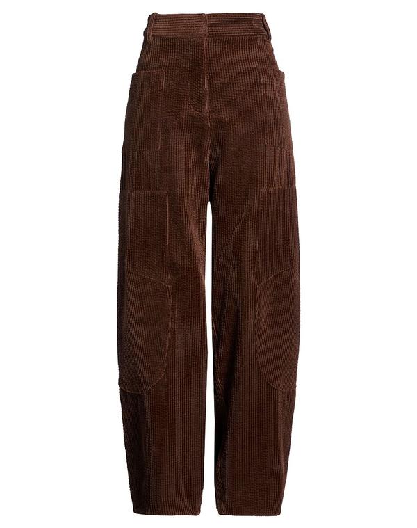 ガニー レディース ボトムス 心地好いズボン下 GANNI Chocolate Brown 赤銅色