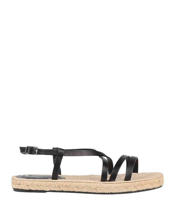 土日 マックスマーラ レディース シューズ スリッポン・ローファー エスパドリーユ WEEKEND MAX MARA Black 黒いこと