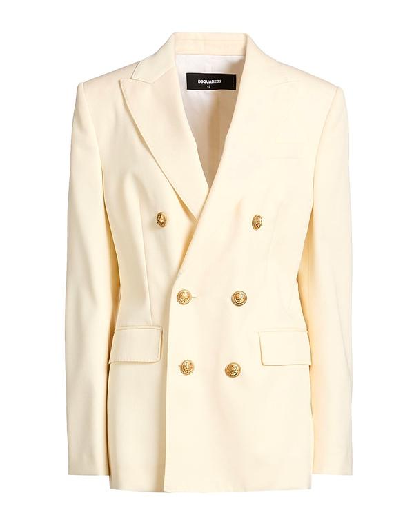 ディースクエアード レディース アウター 上衣・上衣 テーラードジャケット DSQUARED2 Off White 象牙色