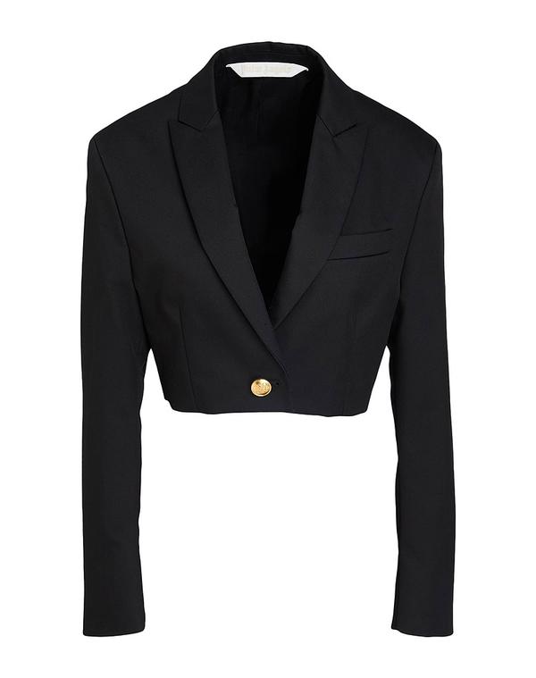 パーム・エンジェルス レディース アウター 上衣・上衣 テーラードジャケット PALM ANGELS Black 黒いこと