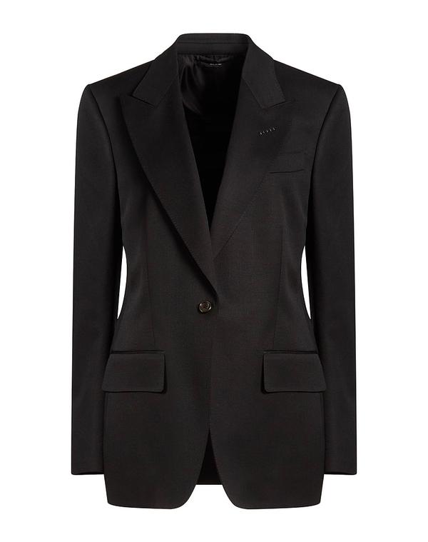 トム・ジェラルド・r・フォード レディース アウター 上衣・上衣 テーラードジャケット TOM FORD Black 黒いこと