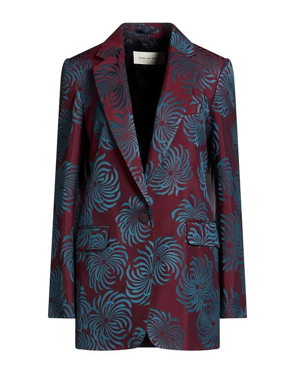 ドリス・ヴァン・ノッテン レディース アウター 上衣・上衣 テーラードジャケット DRIES VANOTEN Bordeaux