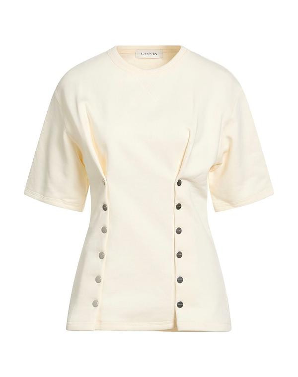 ランバン レディース アウター パーカー・スウェット LANVIN Off White 象牙色