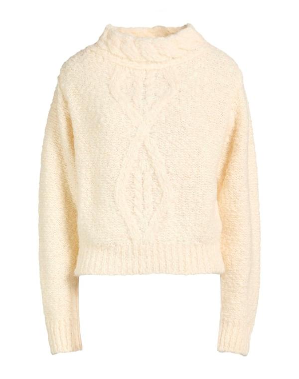 イザ呼びりん マラン レディース アウター ニット・セータートルネック ISABEL MARANT Off White 象牙色