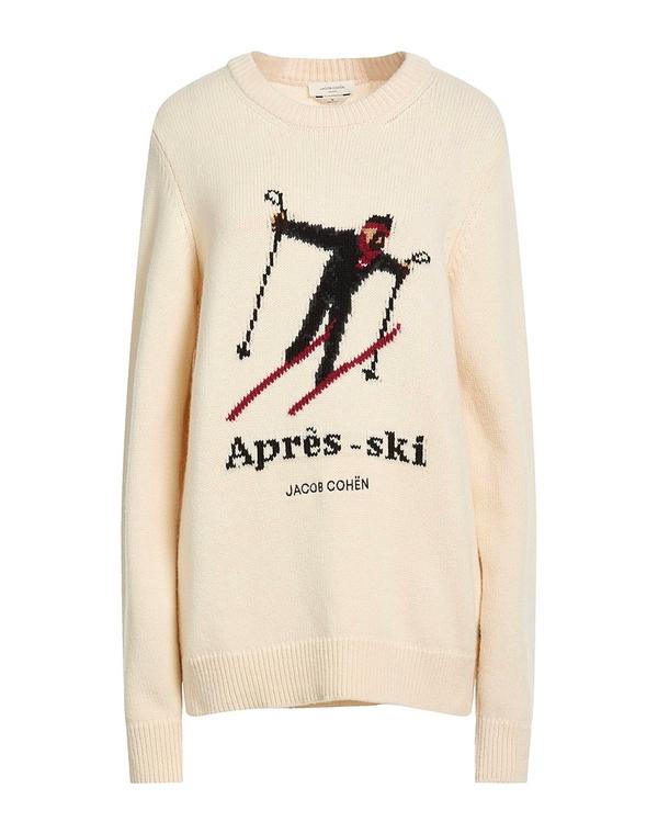 ヤコブ コーエン レディース トップス プルオーバー ティーシャツ JACOB COH Ё N Off White 象牙色
