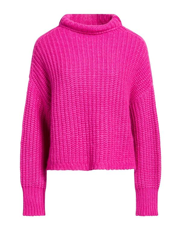 ウラ・ジョンソン レディース アウター ニット・セータートルネック ULLA JOHNSON Fuchsia フューシャ