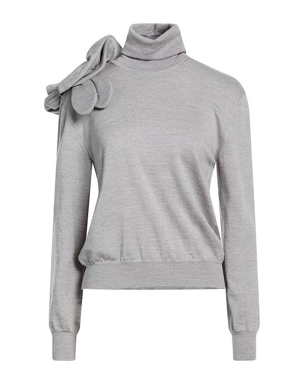 モスキーノ レディース アウター ニット・セータートルネック MOSCHINO Light Gray 薄墨色