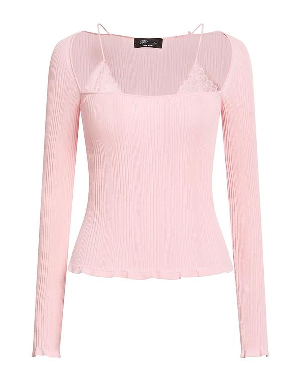 ブルマリン レディース トップス プルオーバー ティーシャツ BLUMARINE Light Pink サクラ色
