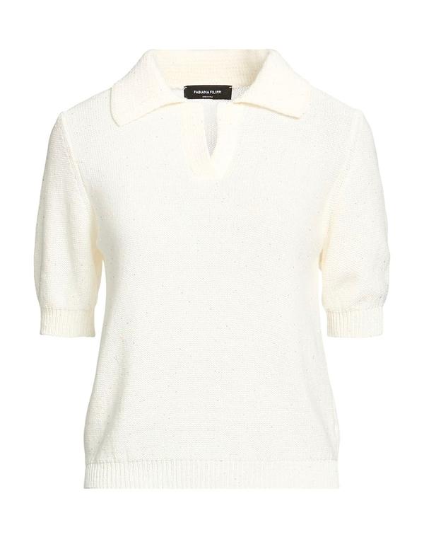 ファビアナ フィリッピ レディース トップス プルオーバー ティーシャツ FABIANA FILIPPI White 白いこと