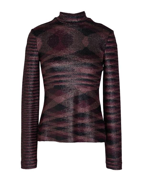 ミッソーニ レディース アウター ニット・セータートルネック MISSONI Black 黒いこと