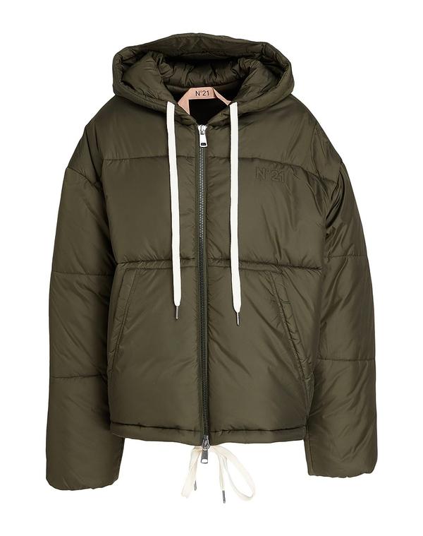 ヌメロ ヴェントゥーノ レディース アウター 上衣・上衣 パファージャケット N ° 21 Military Green 緑であること