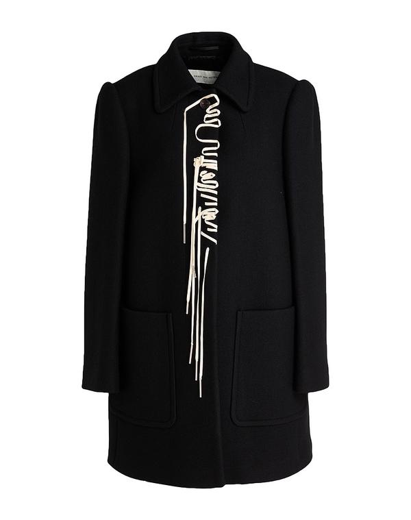 ドリス・ヴァン・ノッテン レディース アウター 厚地の外套 DRIES VANOTEN Black 黒いこと