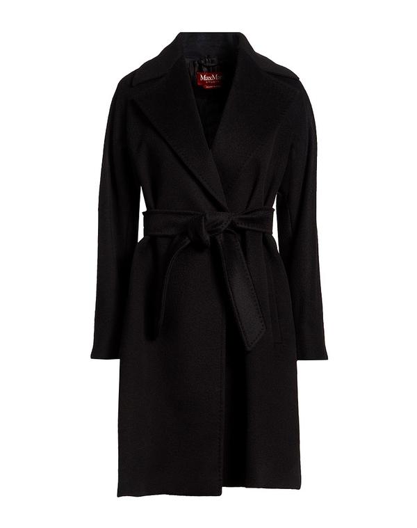マックスマーラ レディース アウター 厚地の外套 MAX MARA STUDIO Black 黒いこと