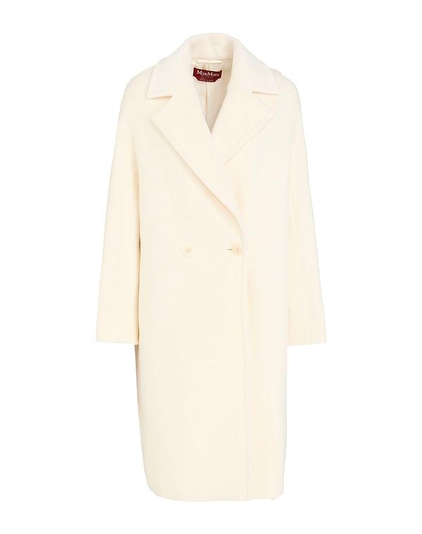 マックスマーラ レディース アウター 厚地の外套 MAX MARA STUDIO White 白いこと