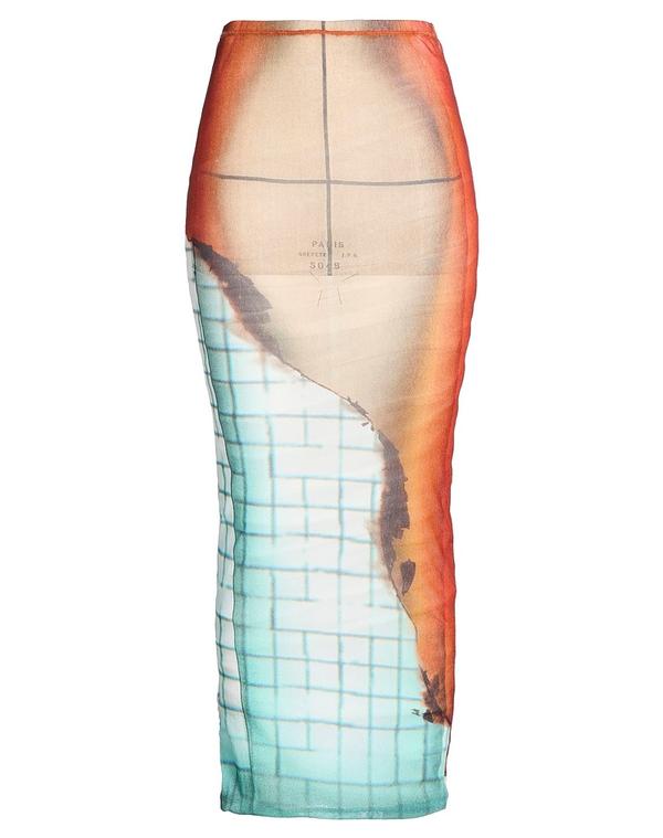 ジャン極点 ゴルチエ レディース 下つ方スコート JEAN PAUL GAULTIER Orange オレンジ色