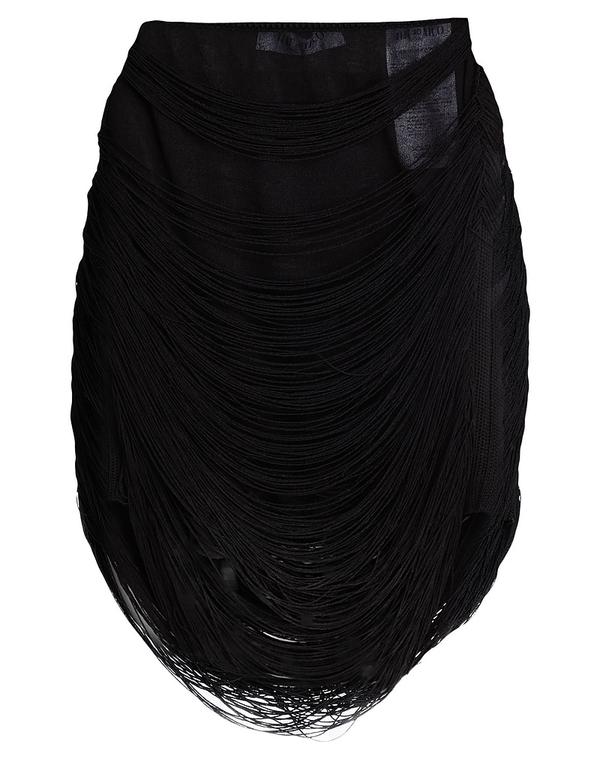 ジ アティコ レディース 下つ方スコート THE ATTICO Black 黒いこと