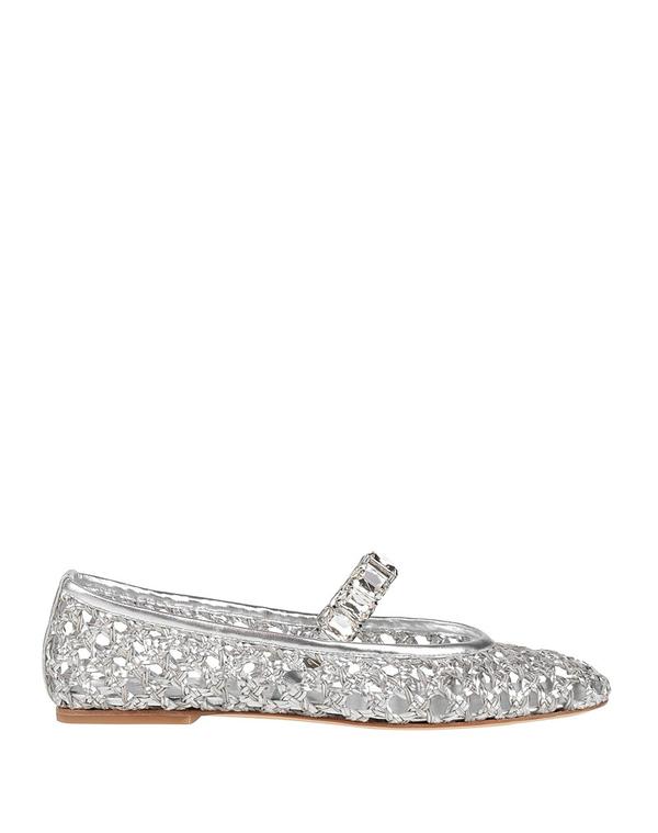 カサディ レディース シューズ パンプス 女性バレエダンサー CASADEI Silver しろがね色