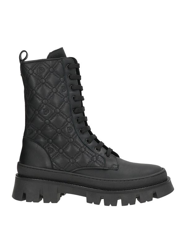 ポリーニ レディース シューズ ブーツ・レインブーツ 遊撃手ブーツ POLLINI Black 黒いこと