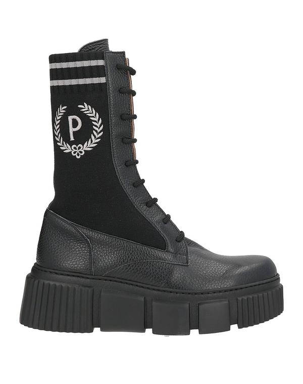 ポリーニ レディース シューズ ブーツ・レインブーツ 遊撃手ブーツ POLLINI Black 黒いこと