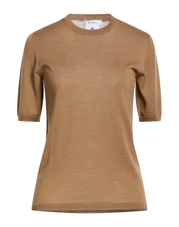 マックスマーラ レディース トップス プルオーバー ティーシャツ MAX MARA Camel 駱駝