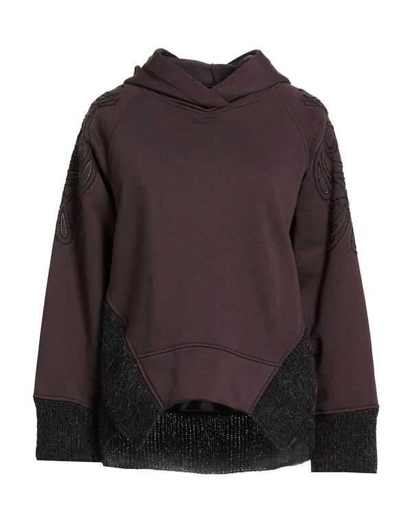 ドンダップ レディース アウター パーカー・スウェット DONDUP Charcoal 濃灰色
