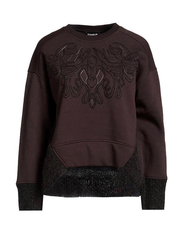 ドンダップ レディース アウター パーカー・スウェット DONDUP Black 黒いこと