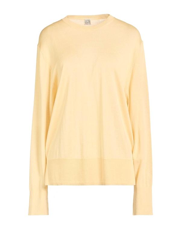 トーテム レディース トップス プルオーバー ティーシャツ TOTEME Pastel Yellow 黄色