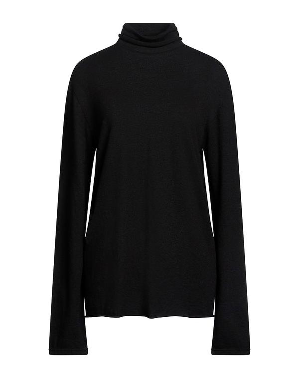 マジェスティック レディース アウター ジレー カシミール編み物 MAJESTIC FILATURES Black 黒いこと