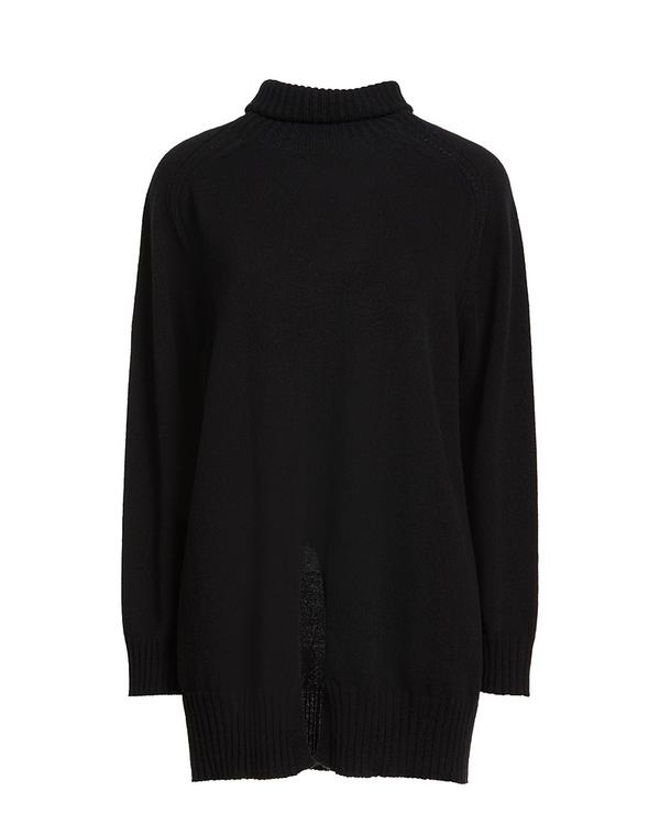 ツイン書き割り レディース アウター ニット・セータートルネック TWINSET Black 黒いこと