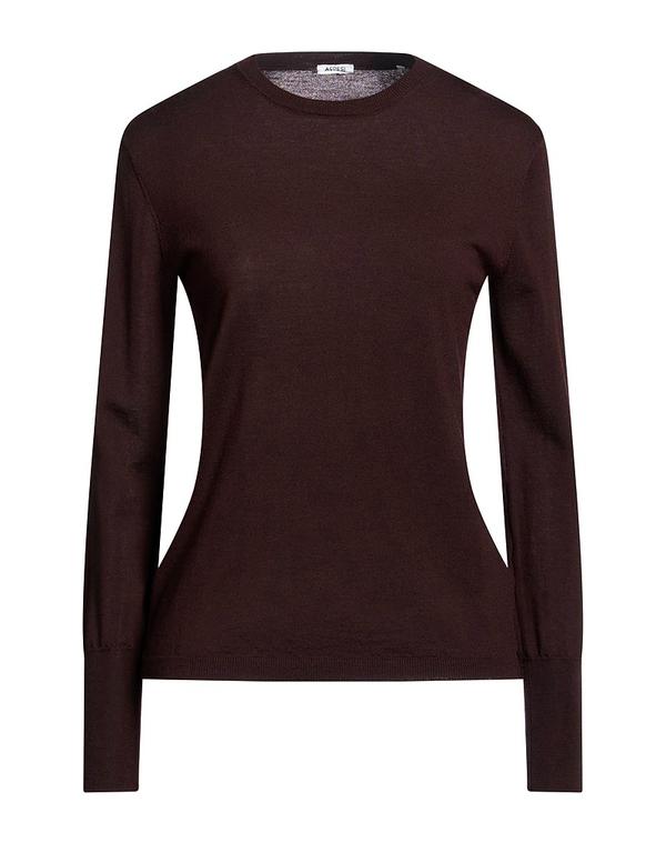 アスペジ レディース トップス プルオーバー ティーシャツ ASPESI Chocolate Brown 赤銅色