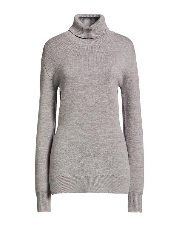 トーテム レディース アウター ニット・セータートルネック TOTEME Gray 薄墨色