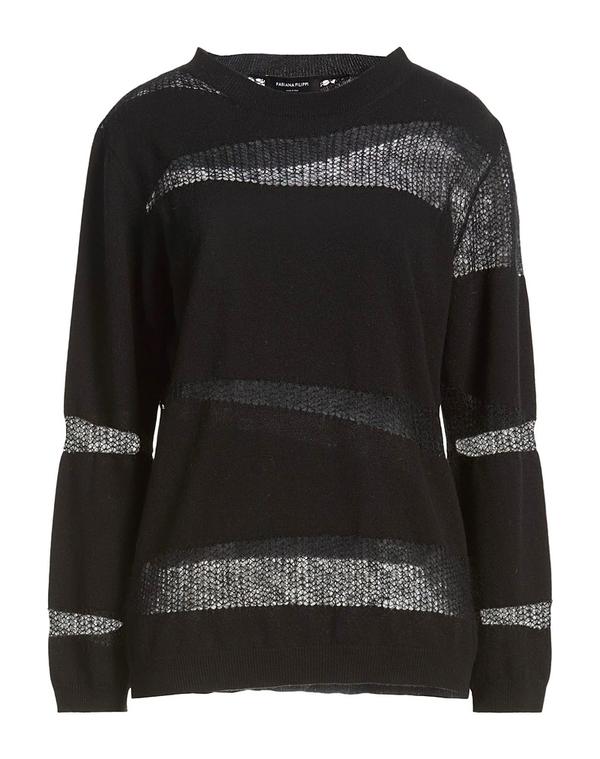 ファビアナ フィリッピ レディース トップス ティーシャツ ティーシャツ FABIANA FILIPPI Black 黒いこと
