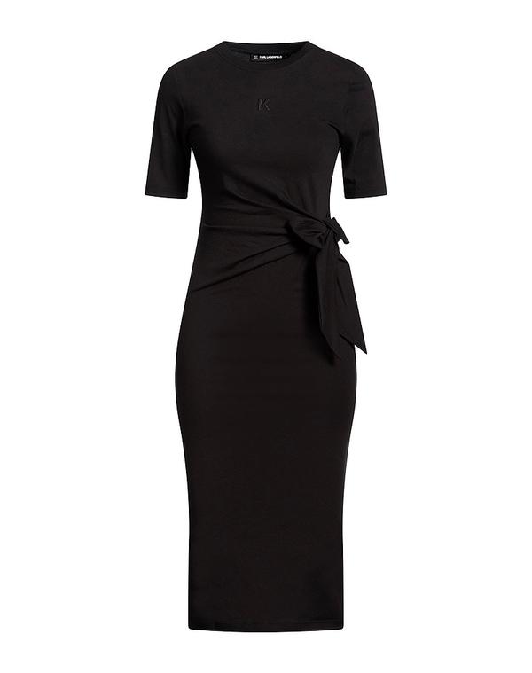 長い巻き毛 ラガーフェルド レディース トップス 衣装 KARLAGERFELD Black 黒いこと